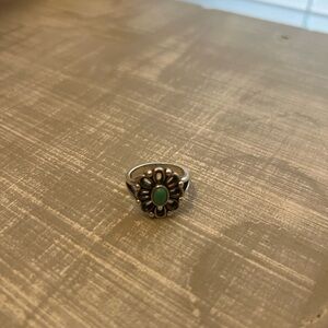 James Avery Retired Turquoise De Flores Ring - Size 7.5